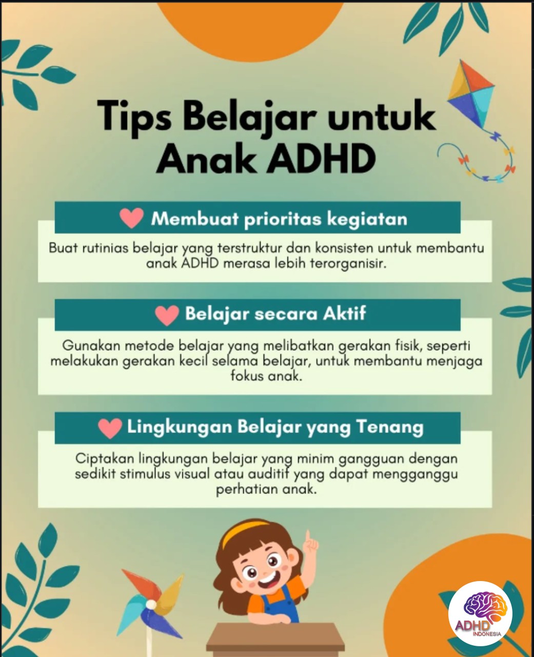 Strategi Belajar yang Cocok untuk Anak ADHD di Kabupaten Lombok Timur